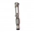 Straight-through decat downpipe